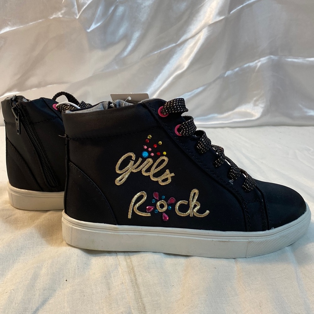 Stevies girl’s Black shoes size 2 new - Picture 1 of 6